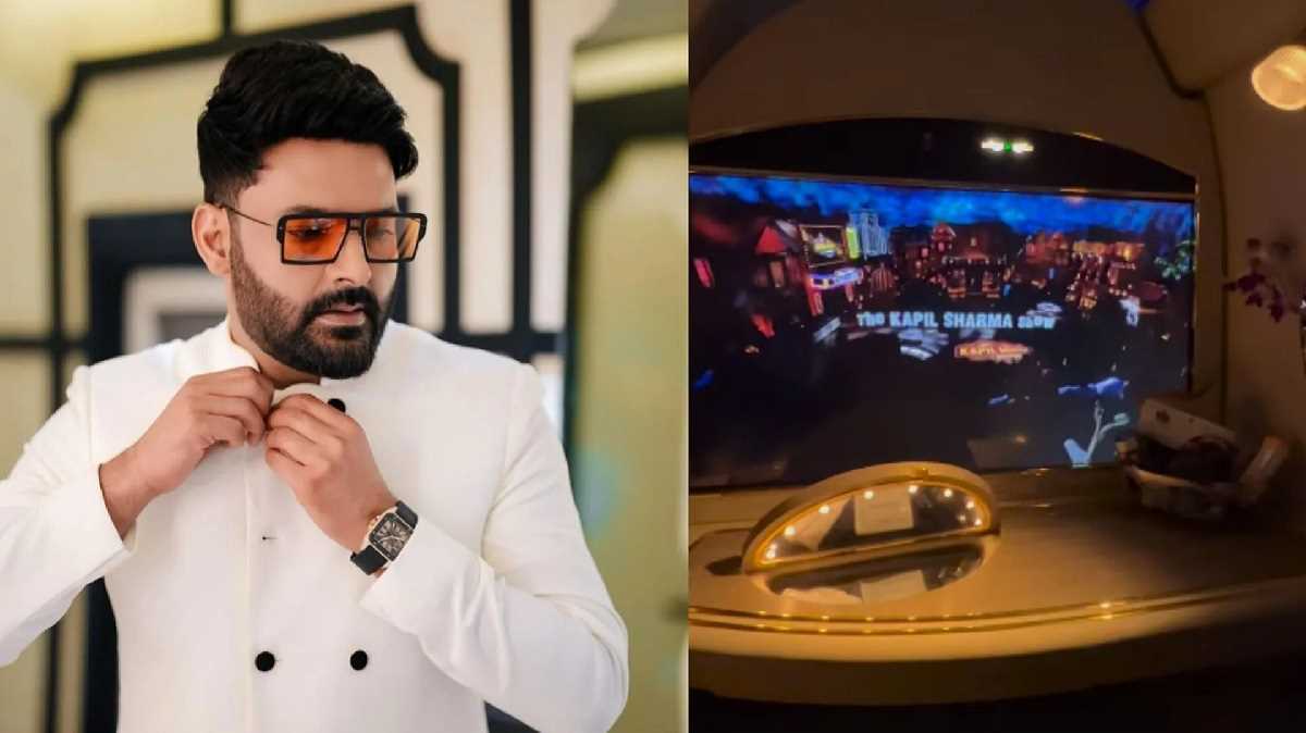 फ्लाइट में अपना ही शो देख रहे कपिल शर्मा ने शेयर किया वीडियो